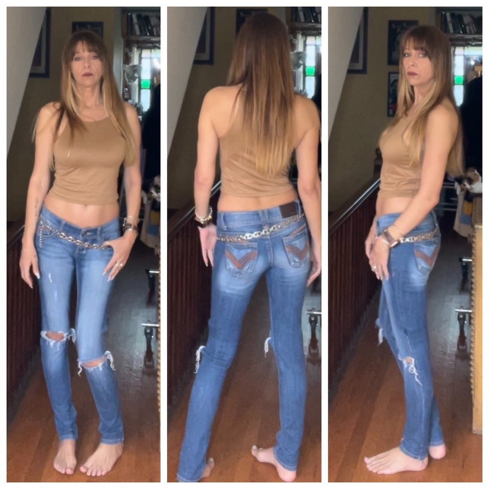Rewind Vintage Ripped Jeans
